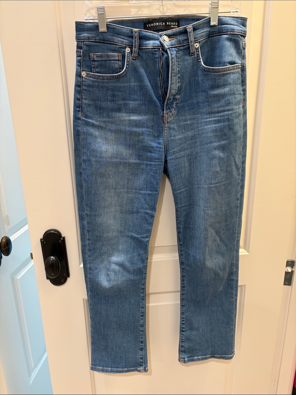 Veronica Beard women’s Medium Blue Slim Straight Jeans size 29